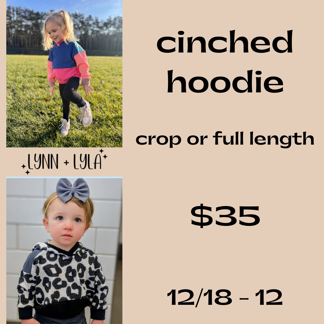 Cinched Hoodie