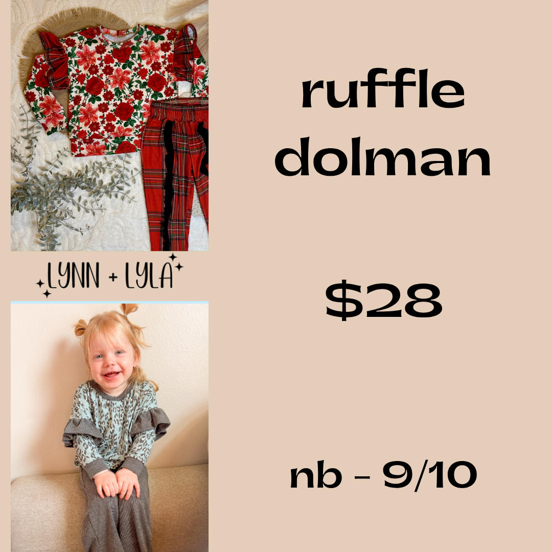 Ruffle Dolman
