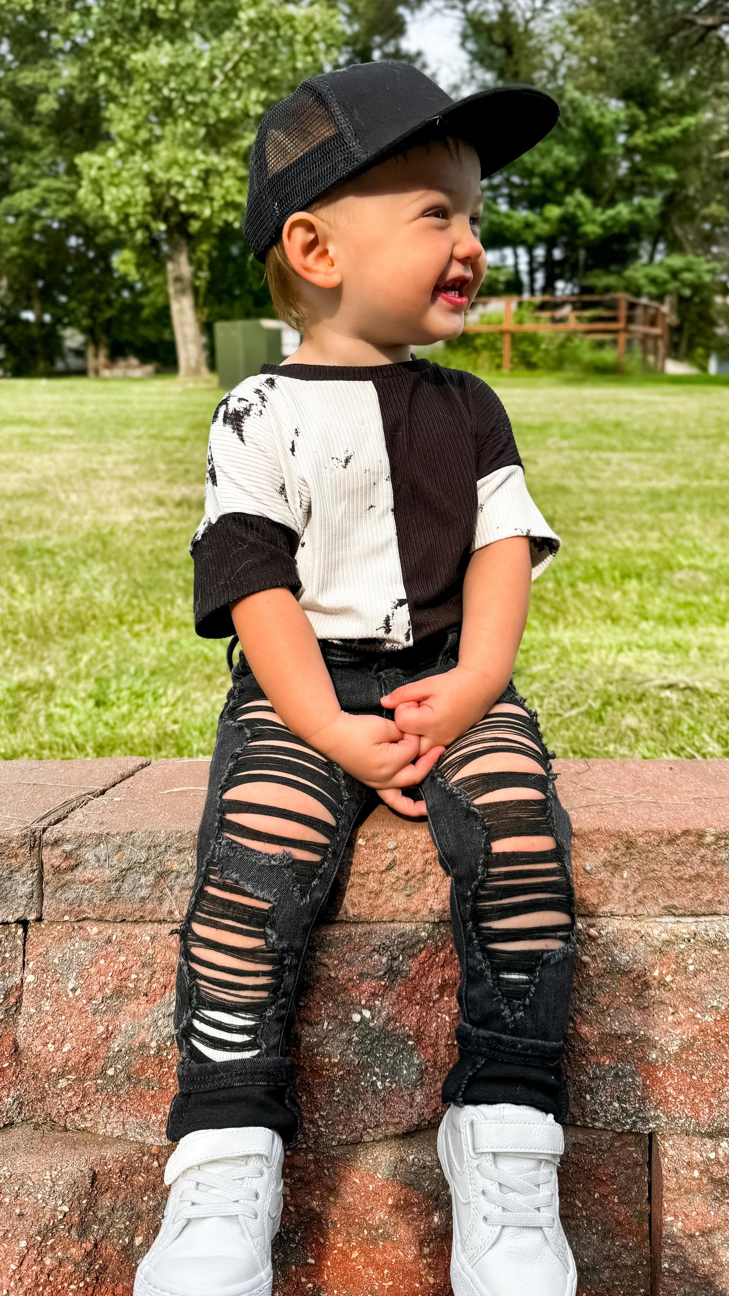 Short Sleeve Slouchy Romper