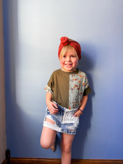 Short Sleeve Slouchy Romper