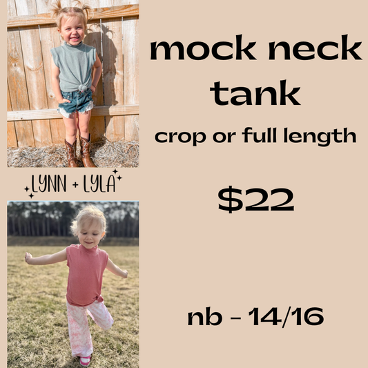 Mock Neck Tank
