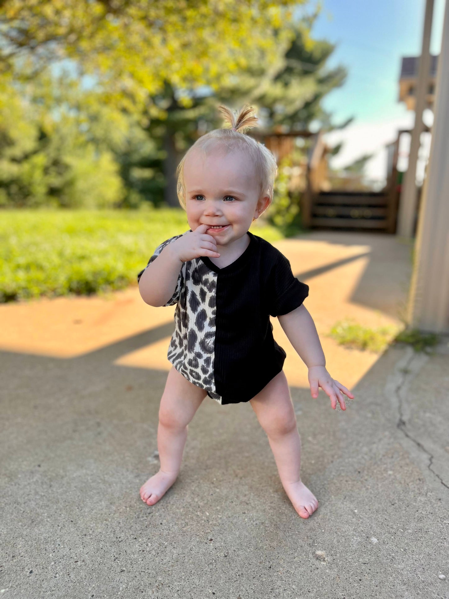 Short Sleeve Slouchy Romper
